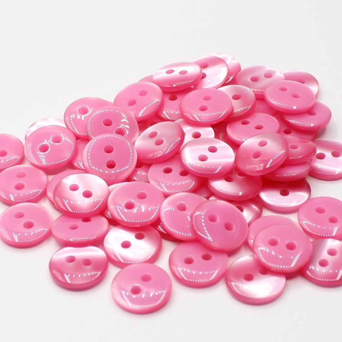 50 pieces 11mm - 2 Holes Polyester Button for Blouses (18") - (KP2 105 18")