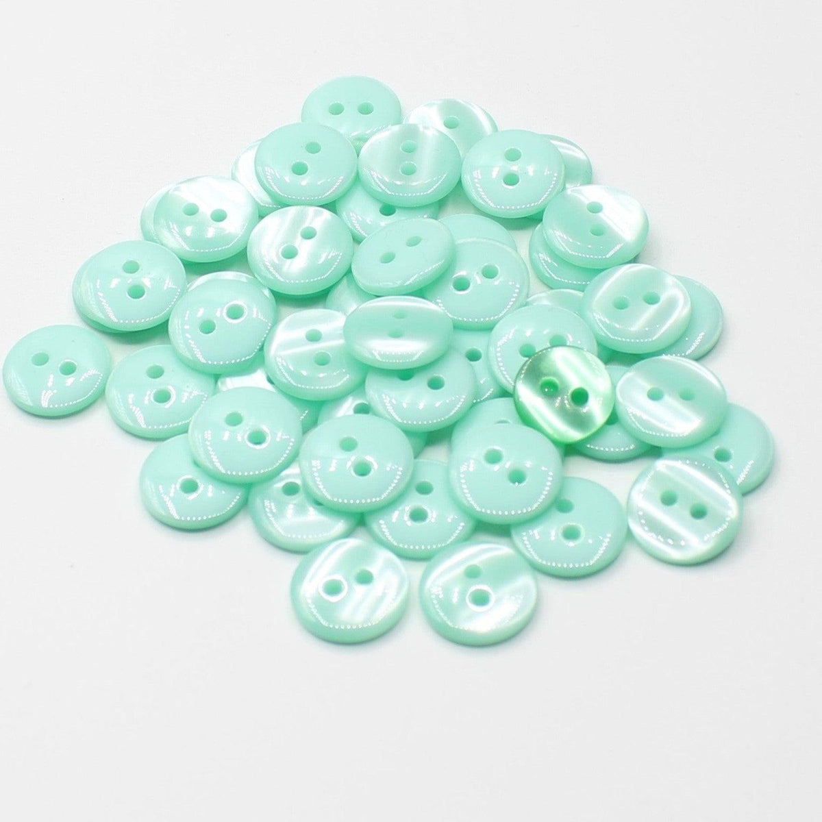 50 pieces 20mm - 2 Holes Polyester Button for Blouses (32") - (KP2 105 32") - ACCESSOIRES LEDUC BV