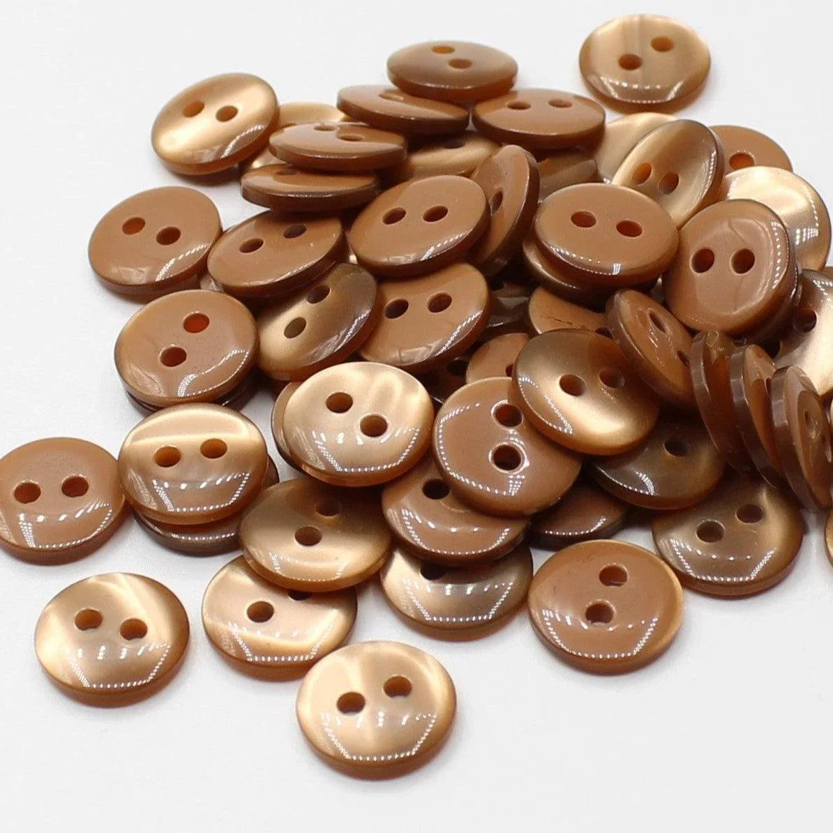 50 pieces 20mm - 2 Holes Polyester Button for Blouses (32") - (KP2 105 32") - ACCESSOIRES LEDUC BV