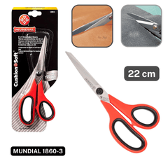 Mundial Sewing Shears 22cm with Soft Grip Plastic Handle 1860 - 3 - ACCESSOIRES LEDUC BV