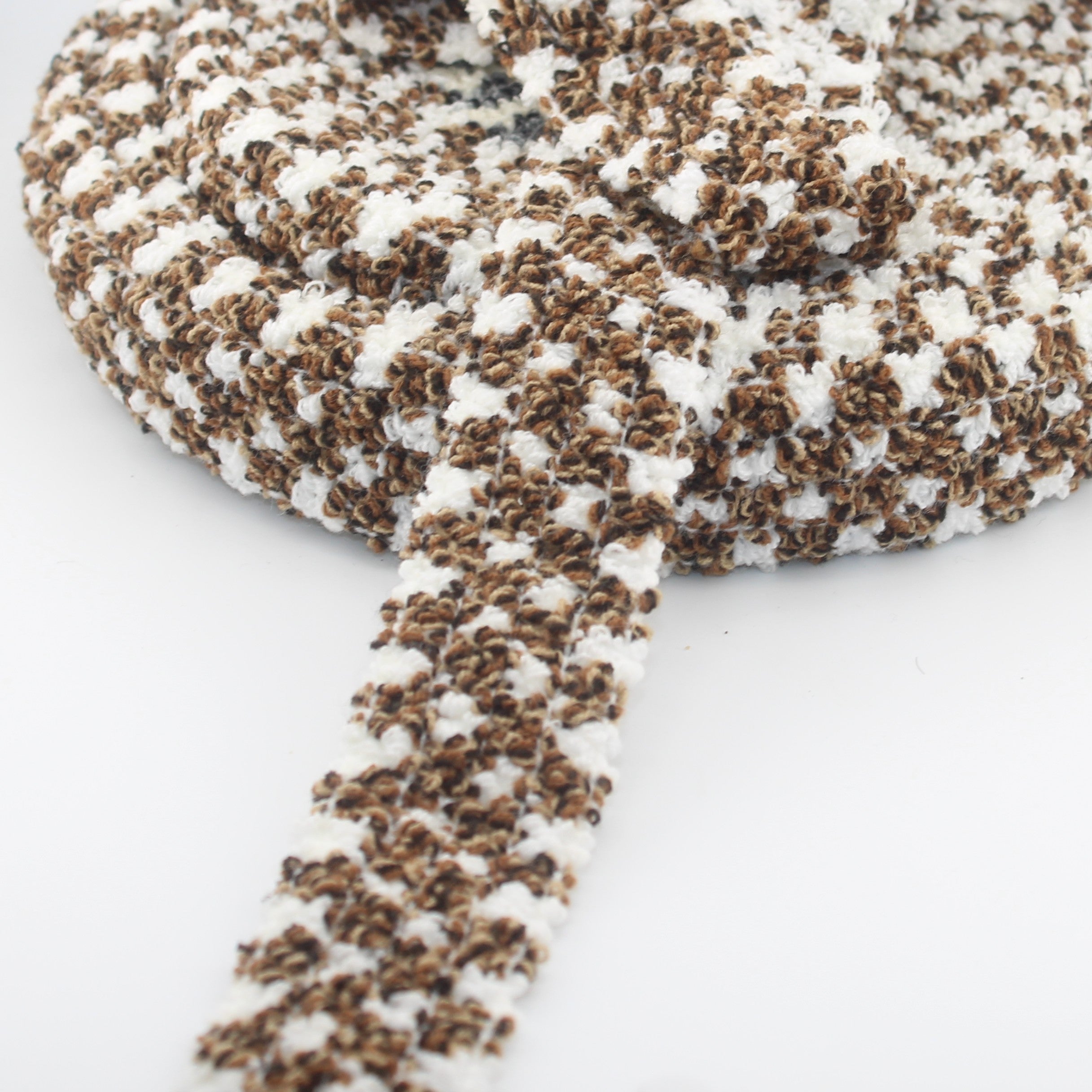1 meter Wooly Knitted Trimming available in 24mm, 41mm or 58mm