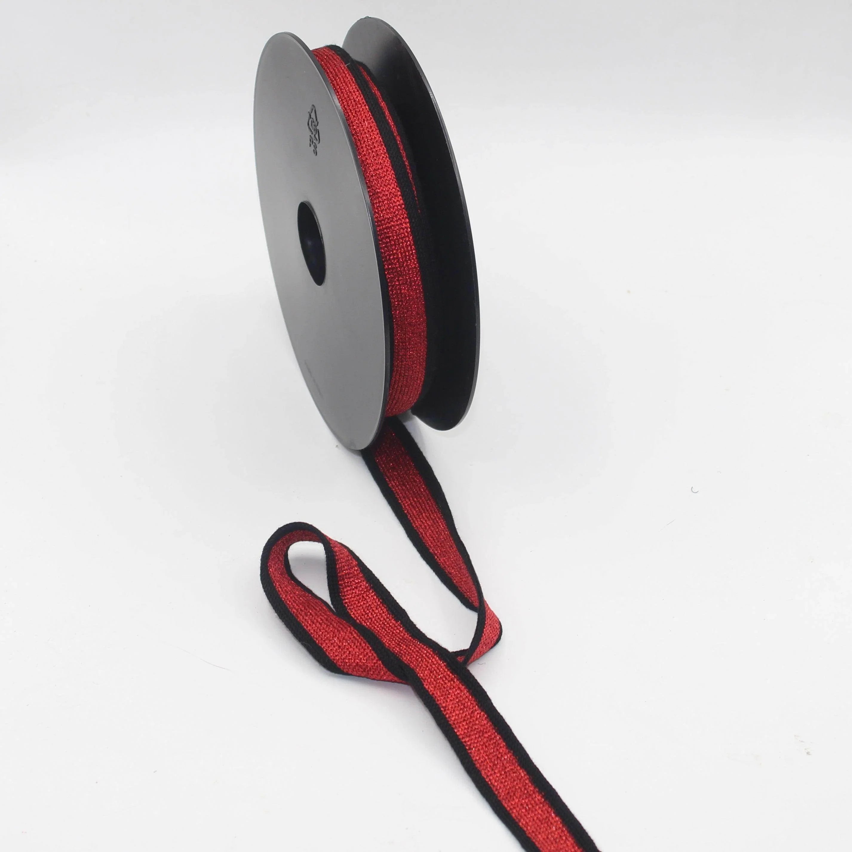 10 meters 20mm Knitted Soft Ribbon with Lurex #RUB1902 - ACCESSOIRES LEDUC BV