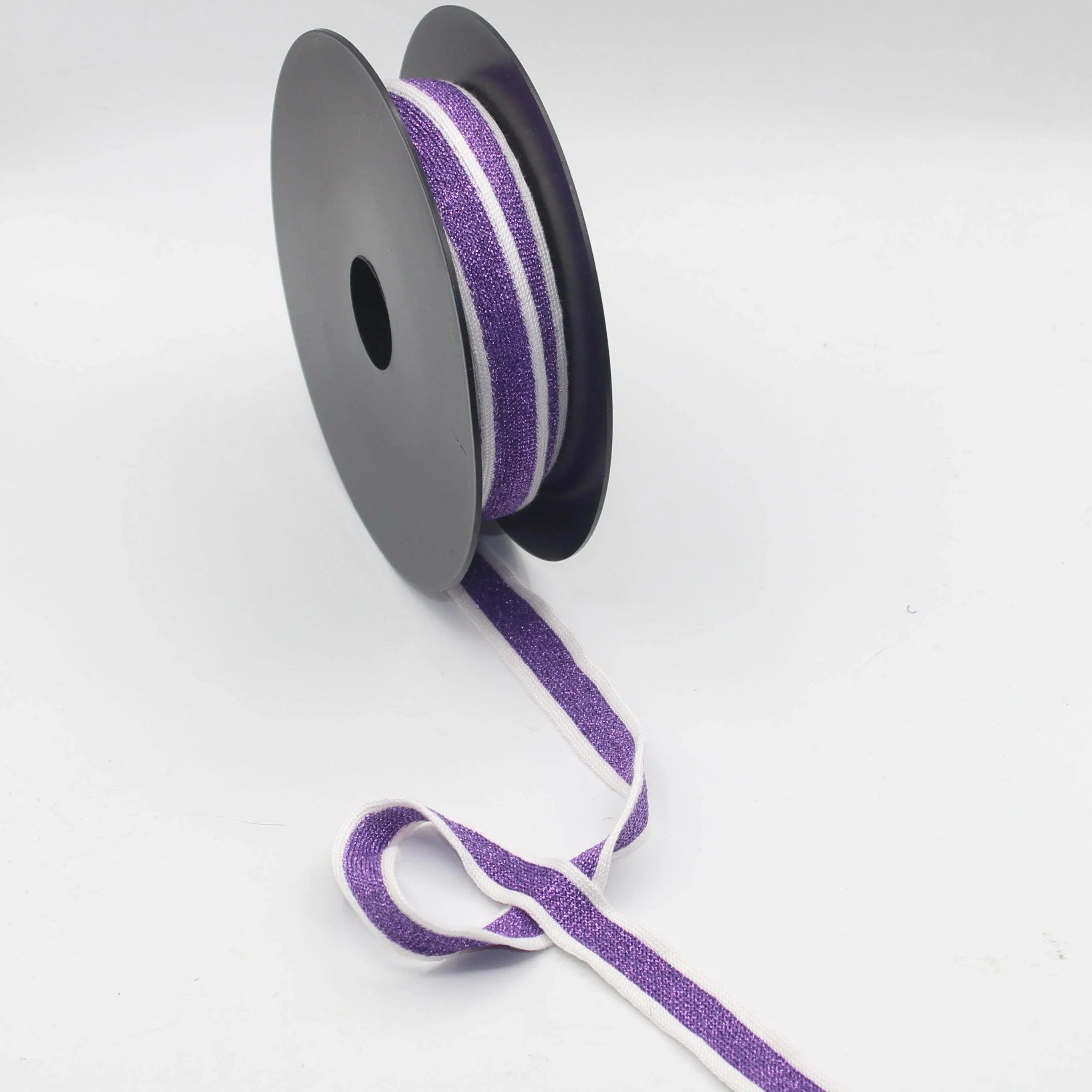 10 meters 20mm Knitted Soft Ribbon with Lurex #RUB1902 - ACCESSOIRES LEDUC BV