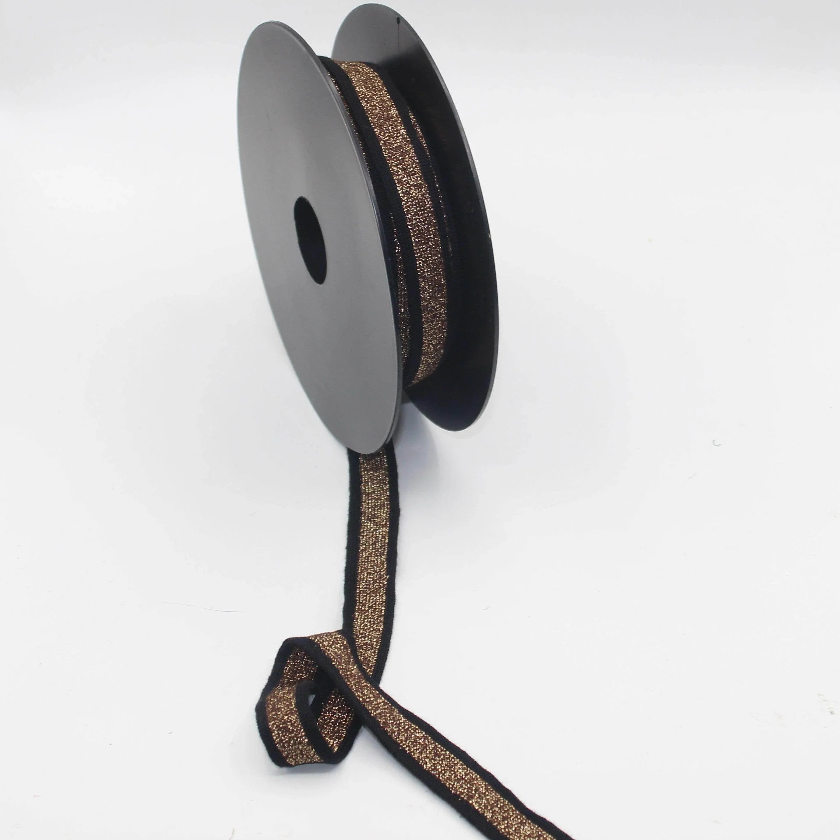10 meters 20mm Knitted Soft Ribbon with Lurex #RUB1902 - ACCESSOIRES LEDUC BV