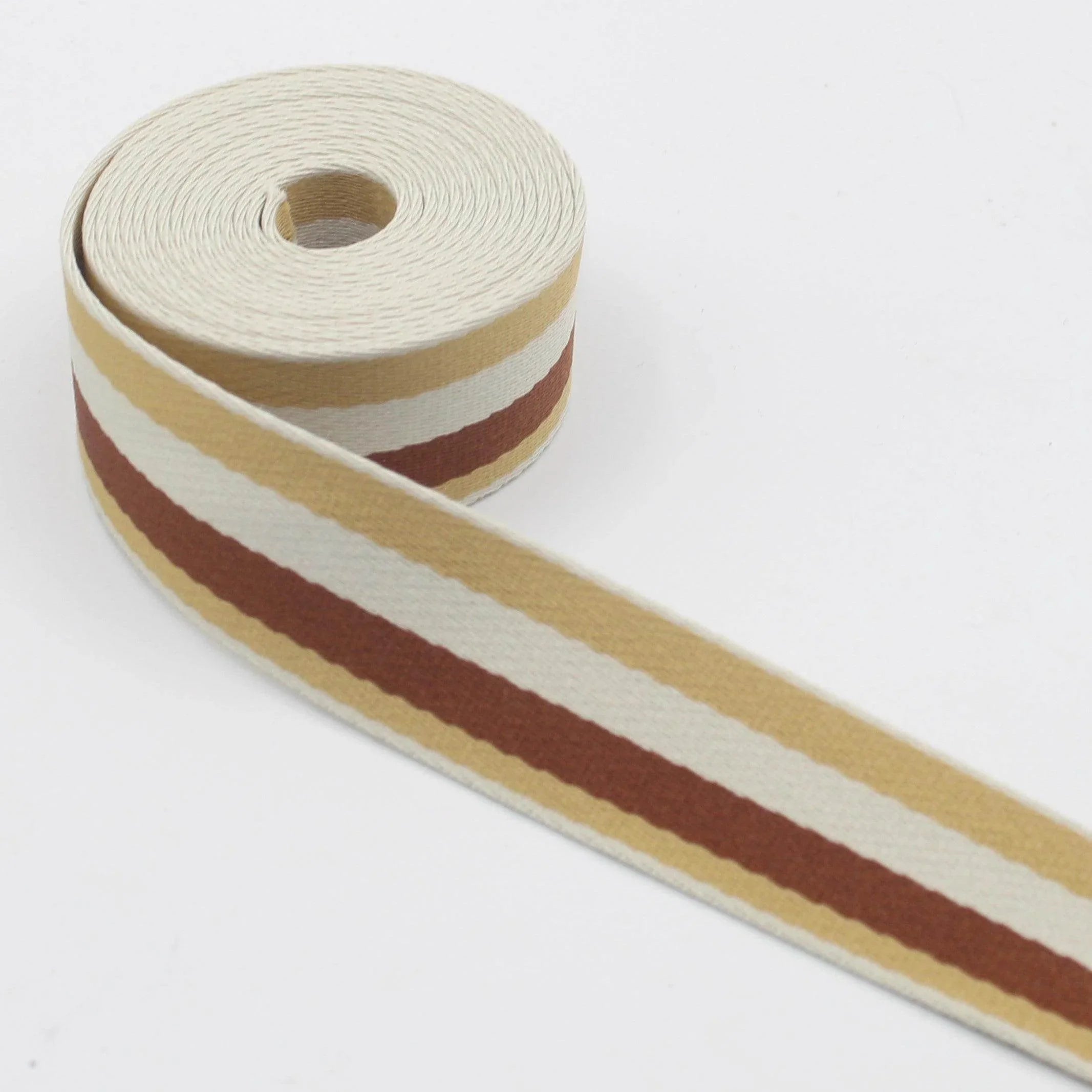 40mm Striped Refined Webbing #RUB3536 - ACCESSOIRES LEDUC BV