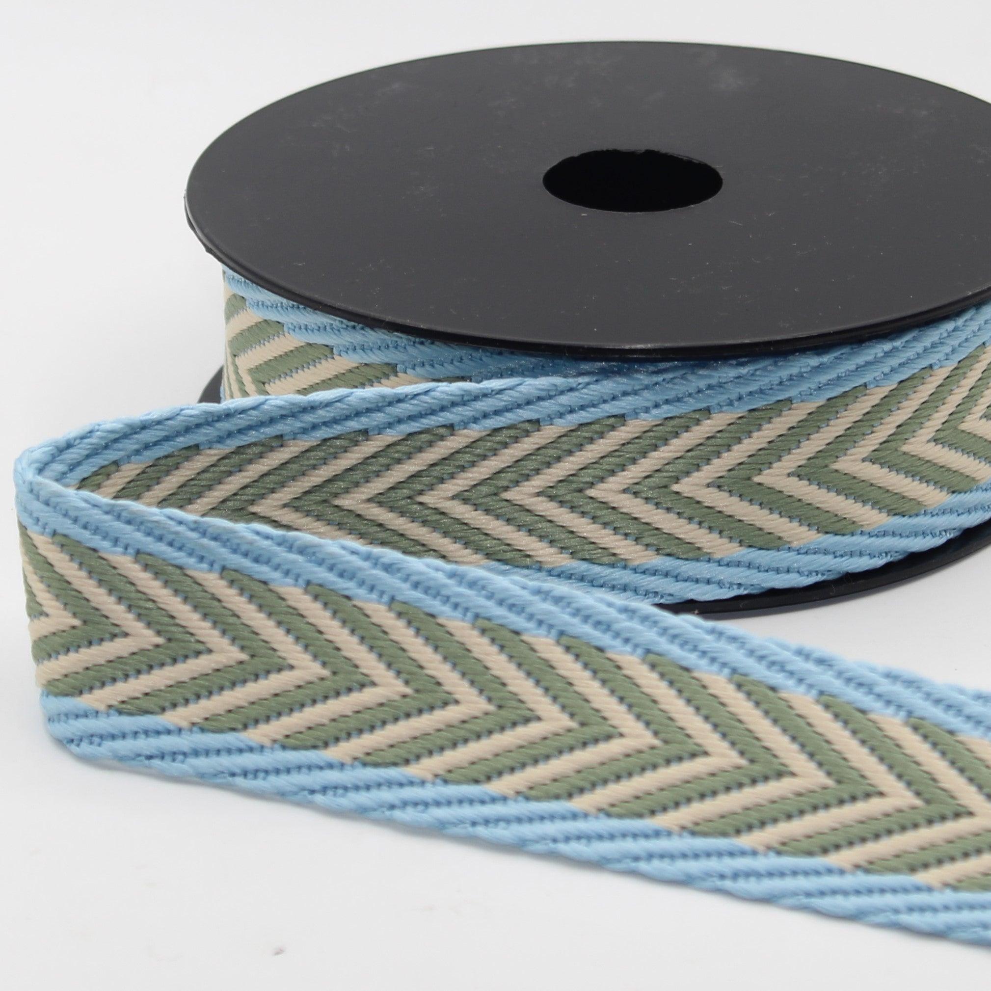 5 meters 40mm Wide Colourful Webbing with Arrows #RUB3554 - ACCESSOIRES LEDUC BV