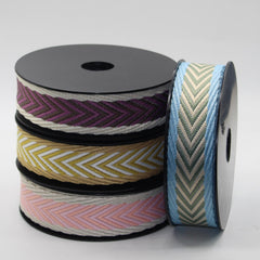 5 meters 40mm Wide Colourful Webbing with Arrows #RUB3554 - ACCESSOIRES LEDUC BV