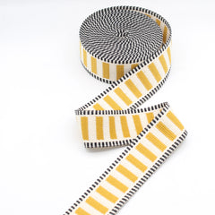 10 meters 32mm or 38mm Railway Colorful Polyester Tricolor Webbing #RUB3571