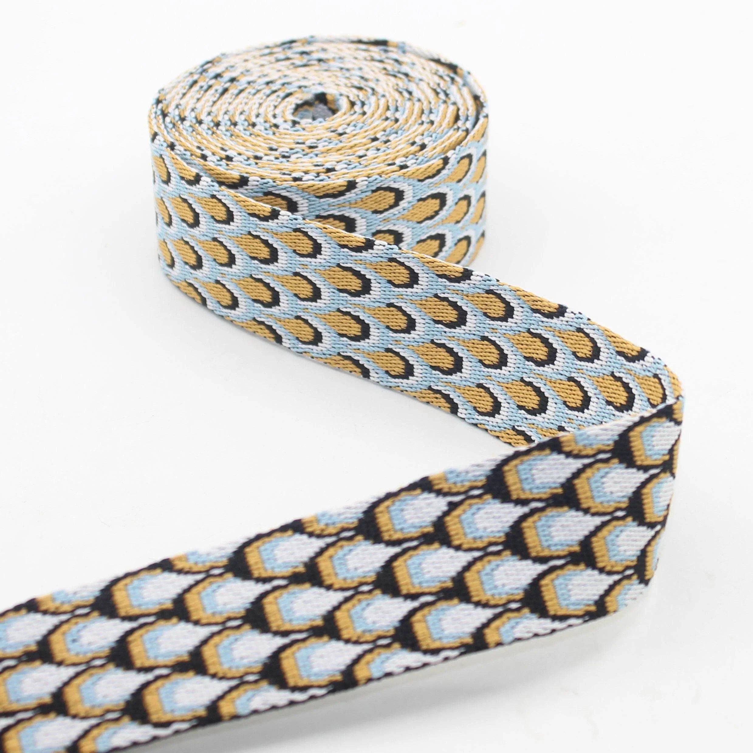 5 meters Turtle Motive 40mm Webbing #RUB3572 - ACCESSOIRES LEDUC BV