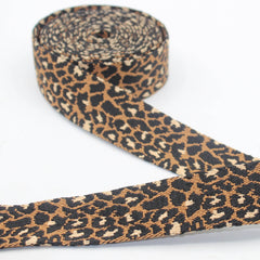 5 meters Leopard Design Webbing 40mm #RUB3575