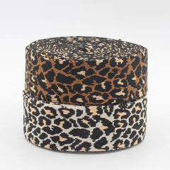 5 meters Leopard Design Webbing 40mm #RUB3575