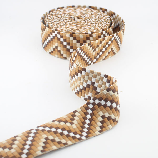Ethnic Mosaic Webbing 40mm #RUB3583
