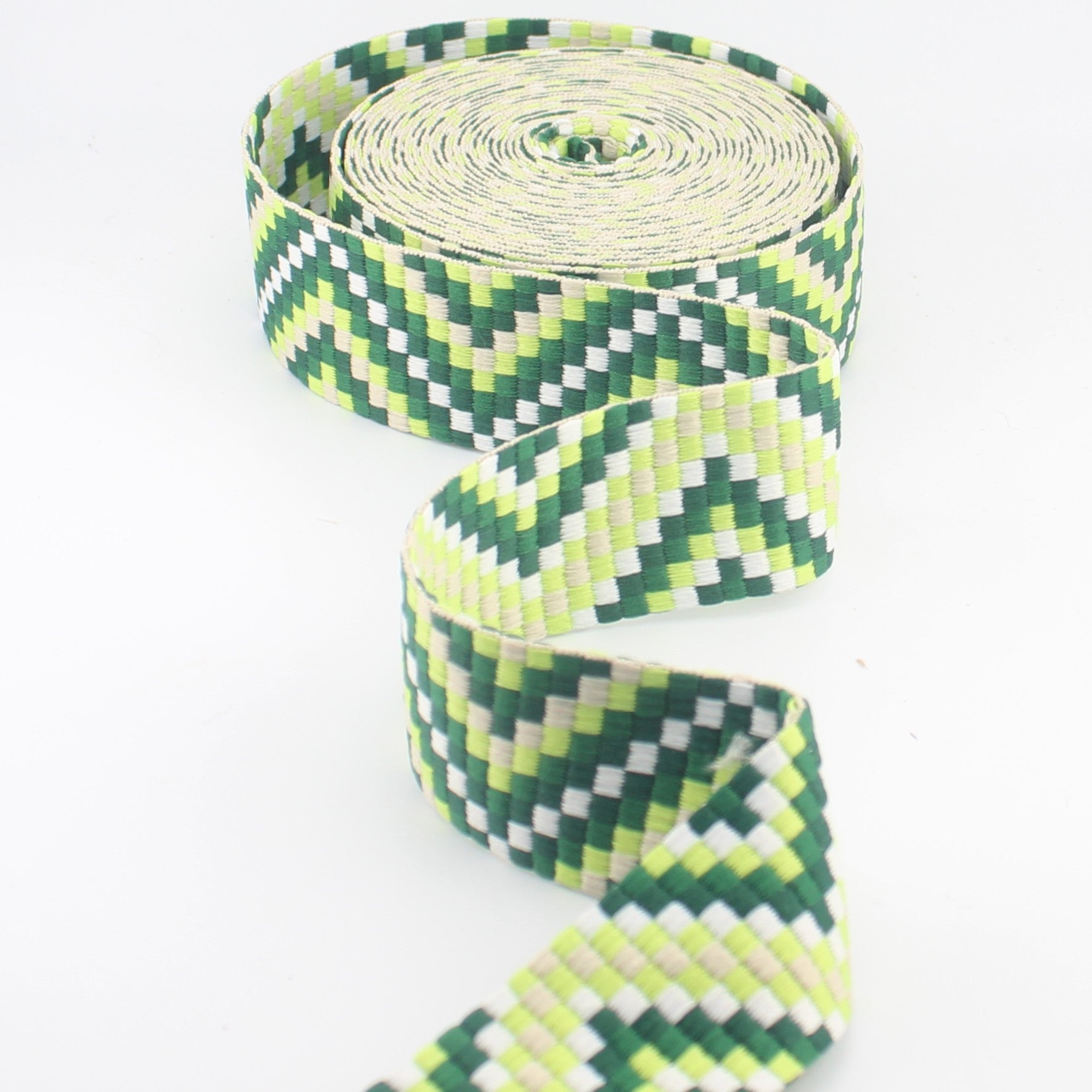 Ethnic Mosaic Webbing 40mm #RUB3583