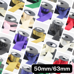 Deluxe Double Sided Satin 50mm or 63mm - 25 meters