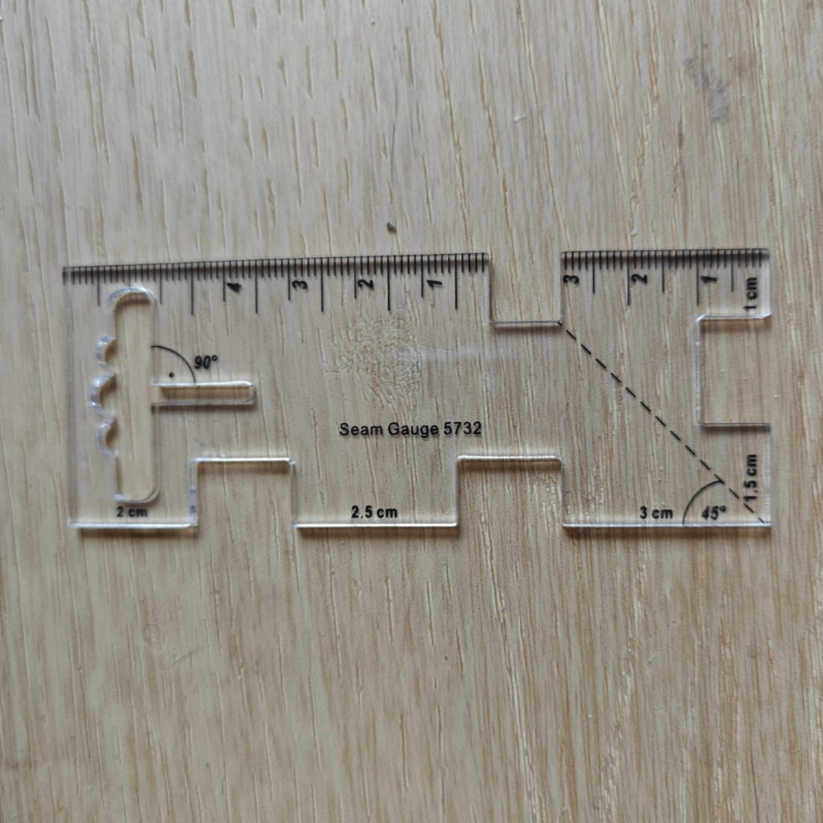 Seam Gauge and or Somometer rulers in Transparent plastic