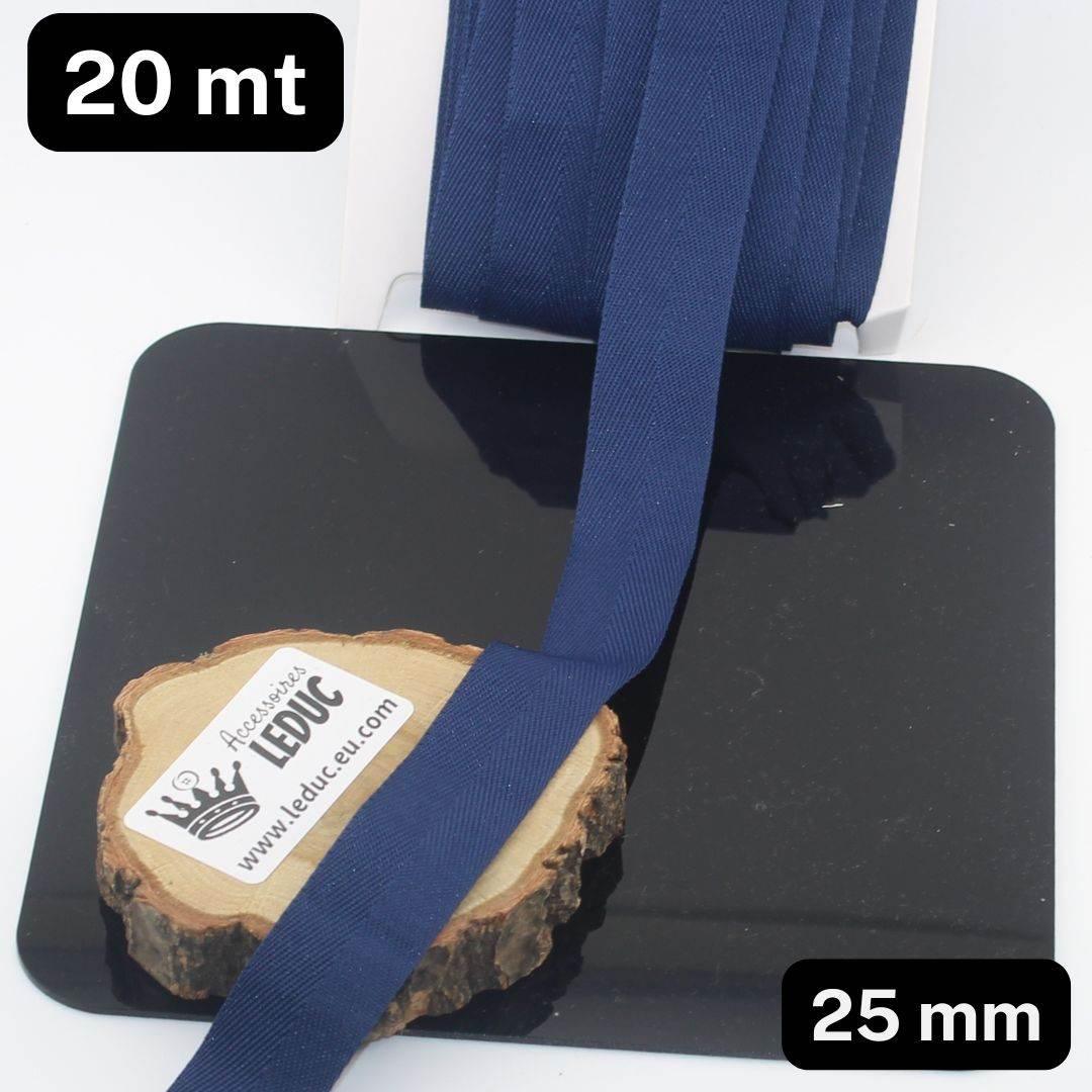 20 meters 20 or 25mm Wide 100% Cotton Herringbone tape (21 colours to chose from!) - ACCESSOIRES LEDUC BV