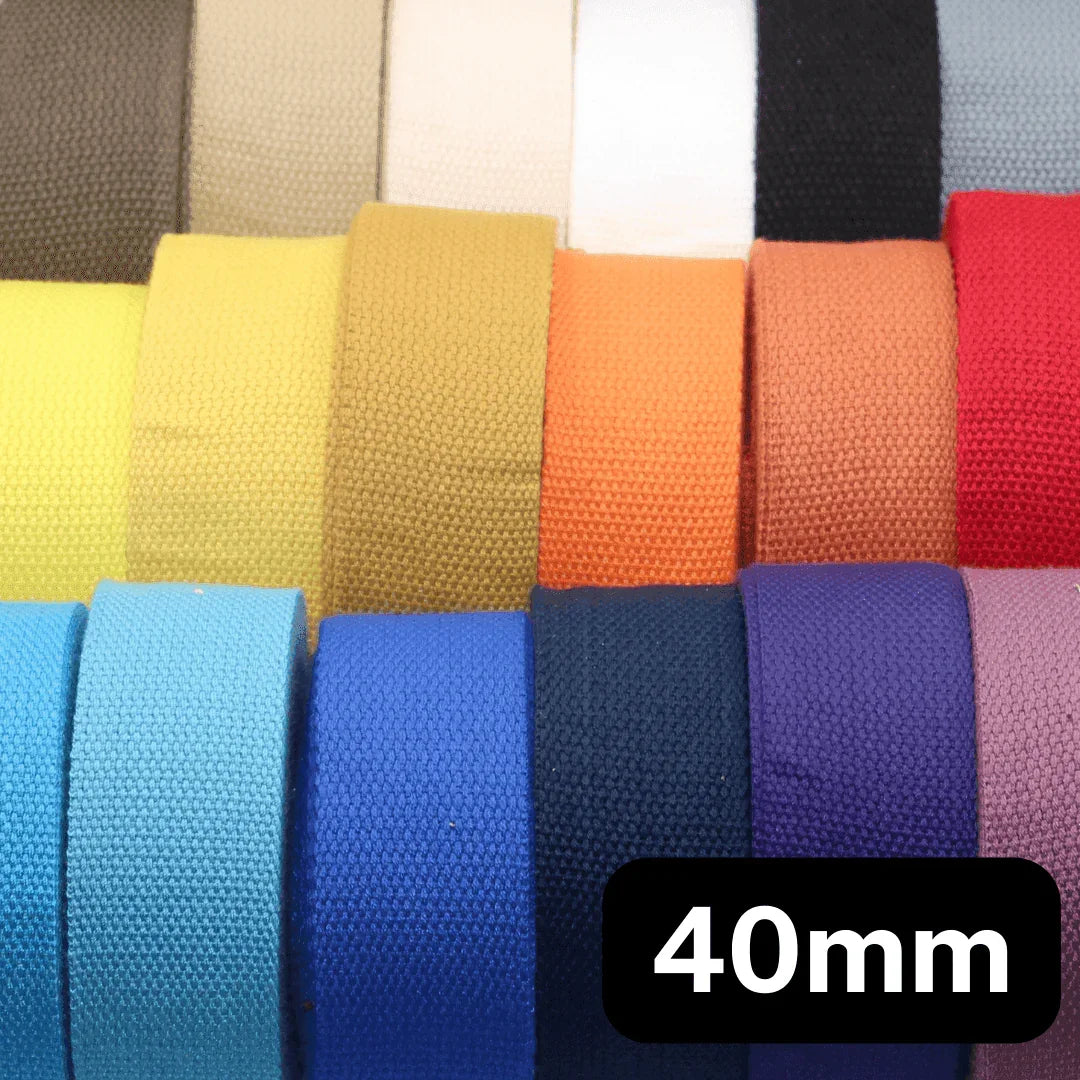 40mm Cotton Webbing #RUB1905 - ACCESSOIRES LEDUC BV
