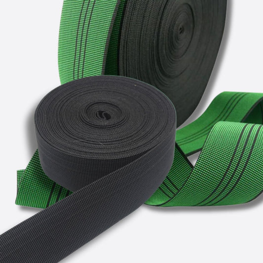 Sofa Elastic - Strong - Available in 45mm - 10mt , 50mm (superstrong) and 70mm - 6mt - ACCESSOIRES LEDUC BV