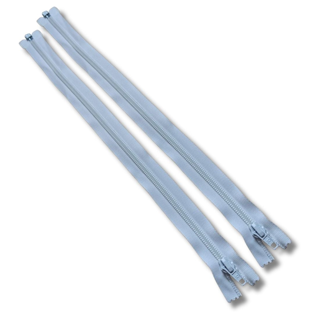 Set of 2 Zippers German Made Solidor Brand 6mm Teeth