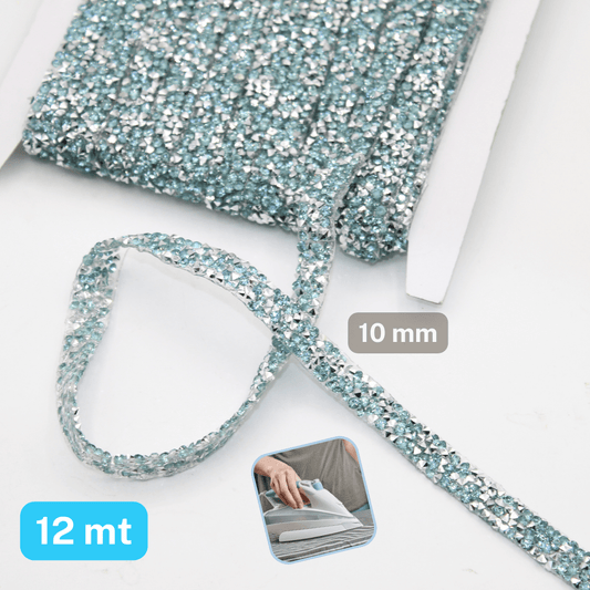 Iron On Trimming Strass 6 or 10mm - ACCESSOIRES LEDUC BV