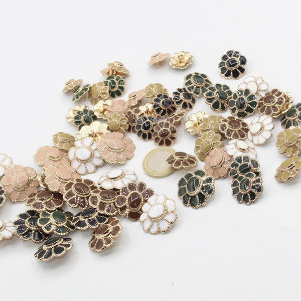 Strass Shank Buttons #VBN64X - ACCESSOIRES LEDUC BV