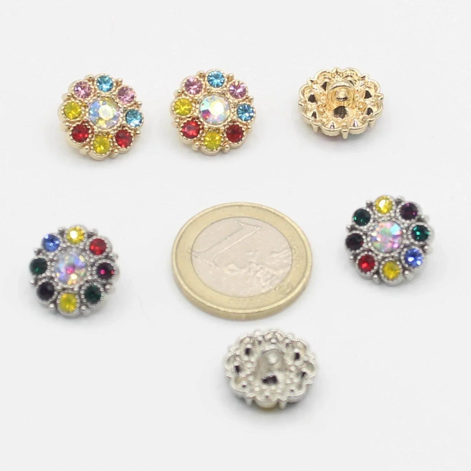 Strass Shank Buttons #VBN64X - ACCESSOIRES LEDUC BV