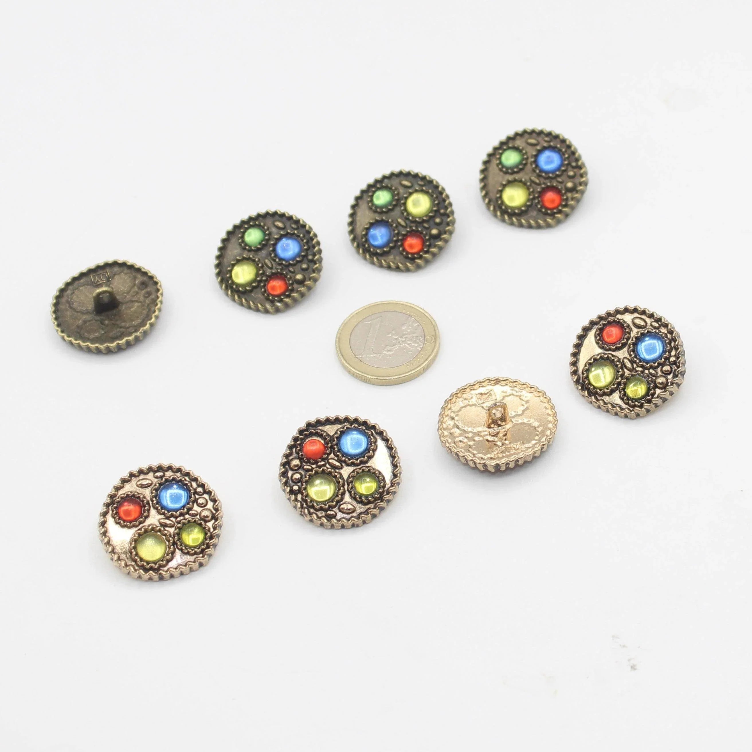 Strass Shank Buttons #VBN64X - ACCESSOIRES LEDUC BV