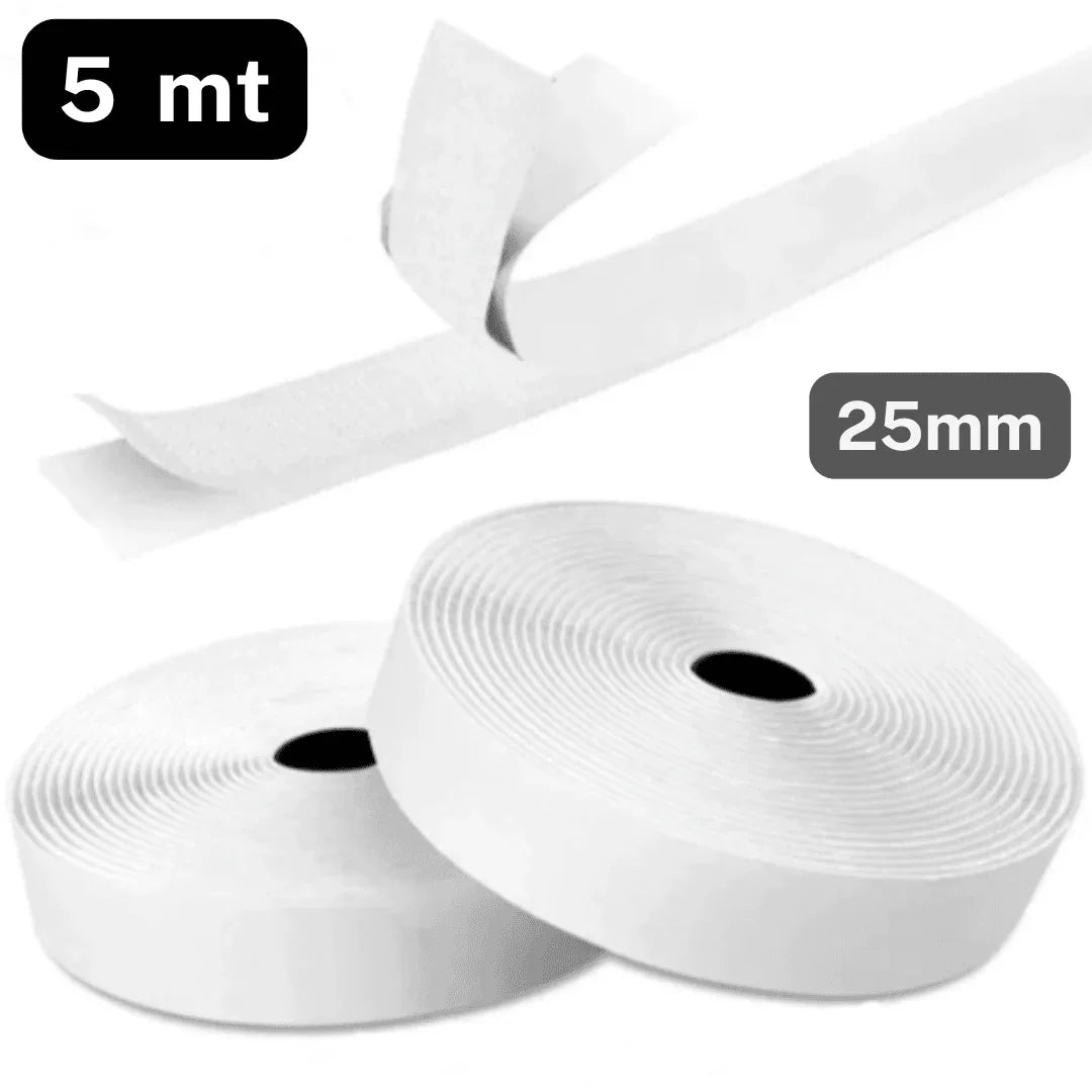 Adhesive Hook & Loop Tape (velcro type) 5 meters #HNL502 - ACCESSOIRES LEDUC BV