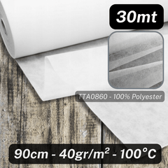 Rolls of 90cm wide Interlining Fabric - 100% Polyester - ACCESSOIRES LEDUC BV