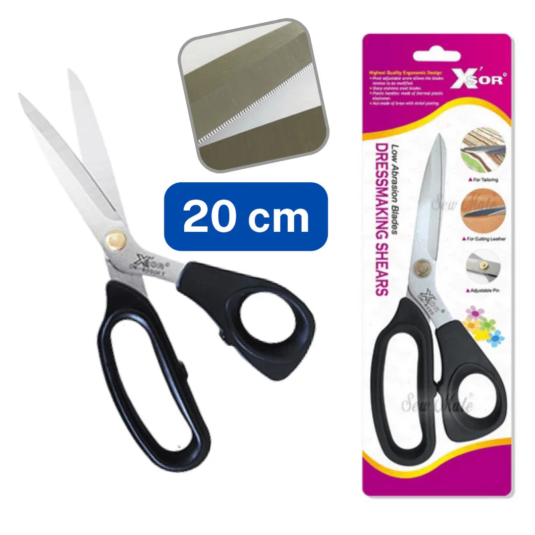 X'sor Scissors DW-8000FT DRESSMAKING SHEARS / LEATHER SHEARS 8 inches (20cm) - ACCESSOIRES LEDUC BV