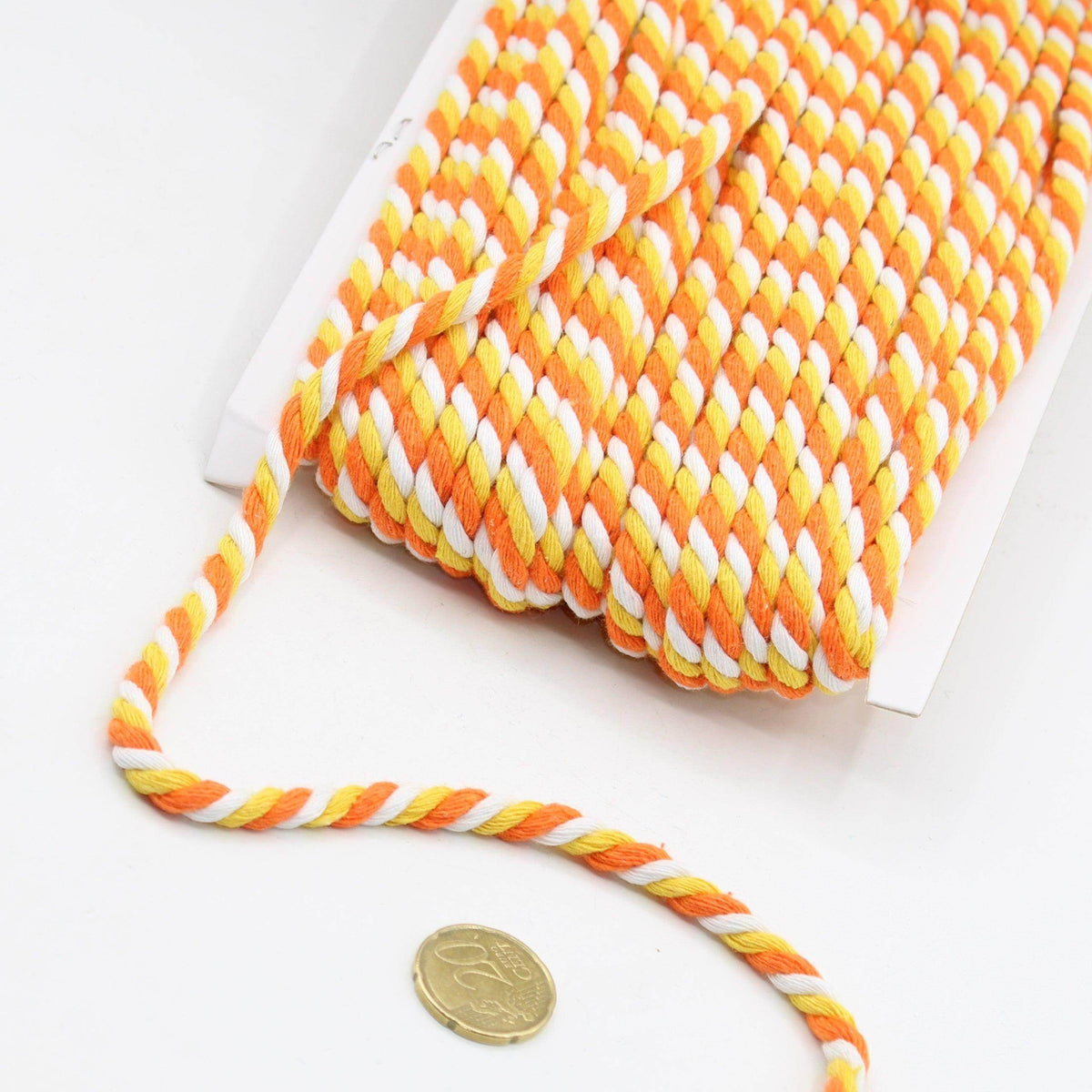 20 meters Bicolor Cord 5mm #COR3011 - ACCESSOIRES LEDUC BV