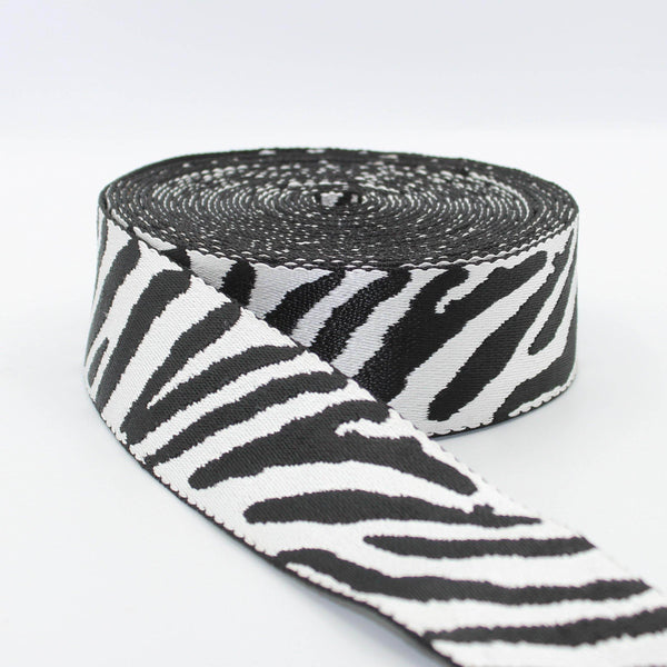 5 meters Zebra Webbing 50mm #RUB1944 - ACCESSOIRES LEDUC BV