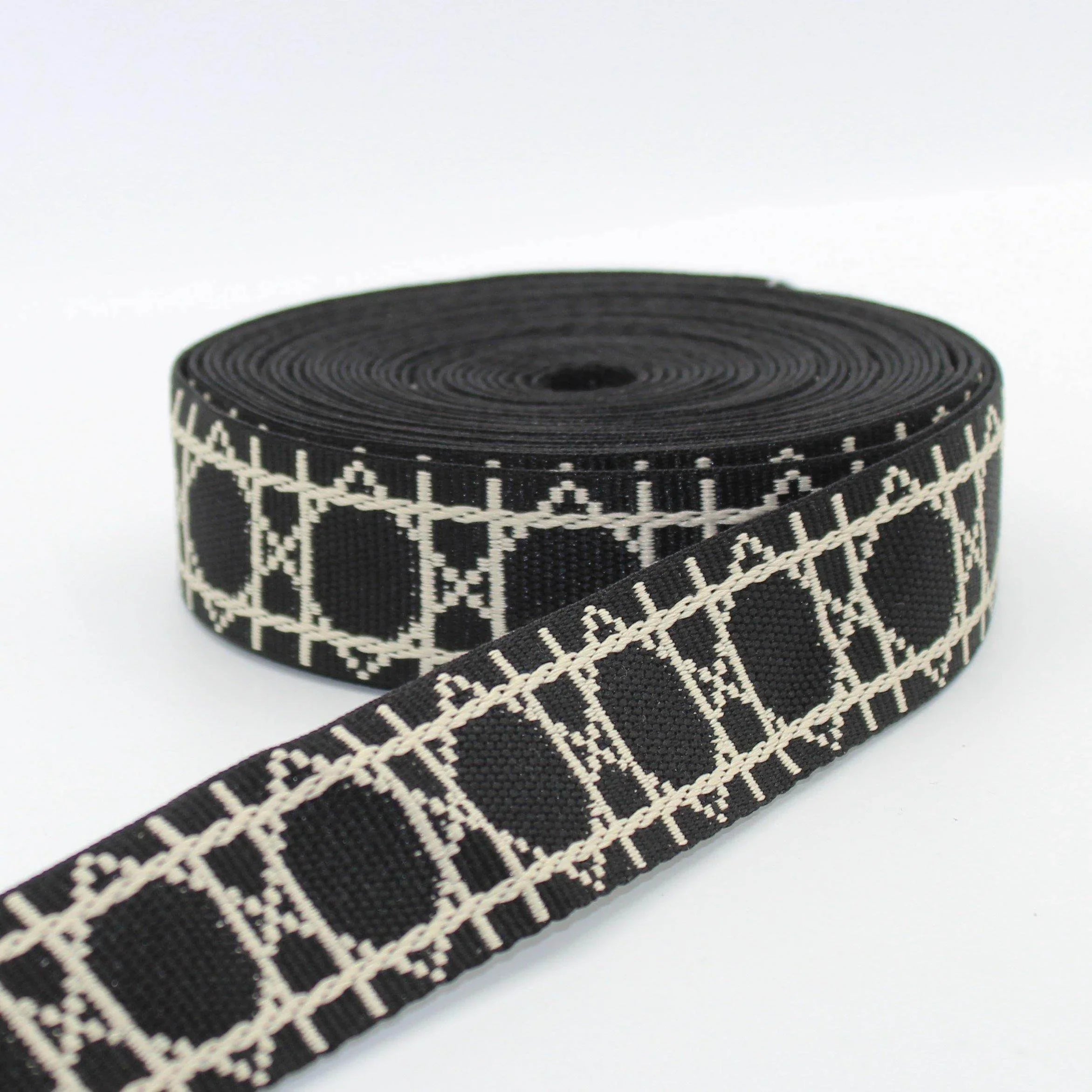 5 Meters 38mm Octagone Webbing #RUB1947 - ACCESSOIRES LEDUC BV