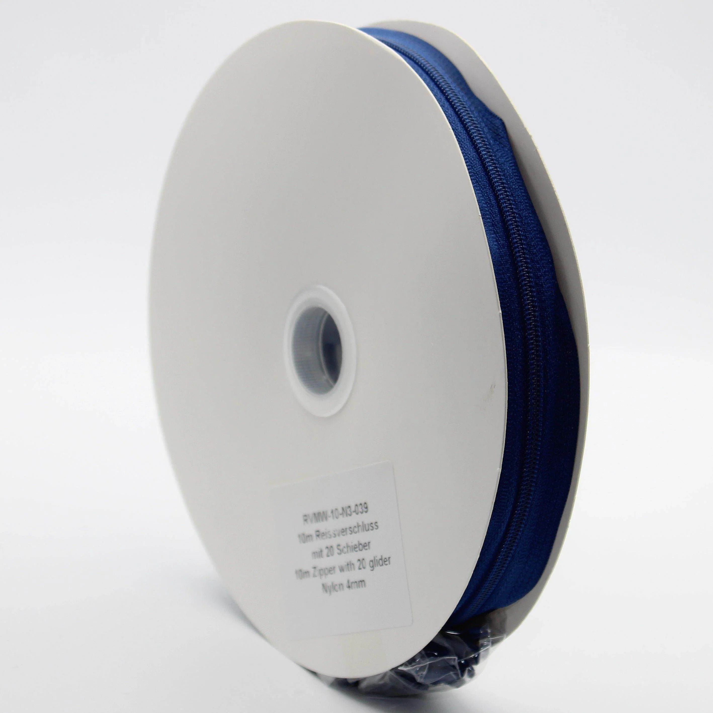 10 METERS Zipper with 20 Gliders - Nylon 4mm - ACCESSOIRES LEDUC BV