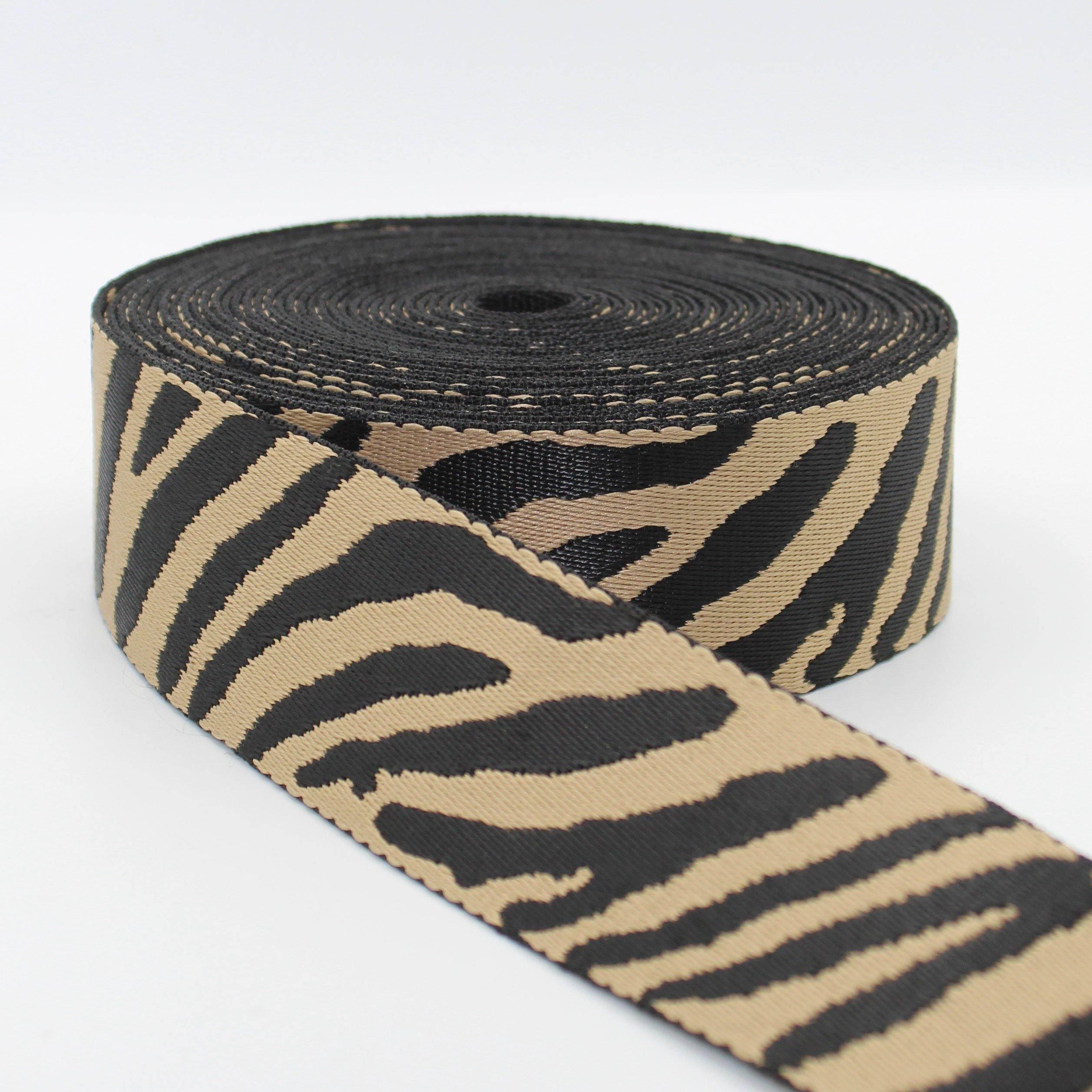 5 meters Zebra Webbing 50mm #RUB1944 - ACCESSOIRES LEDUC BV