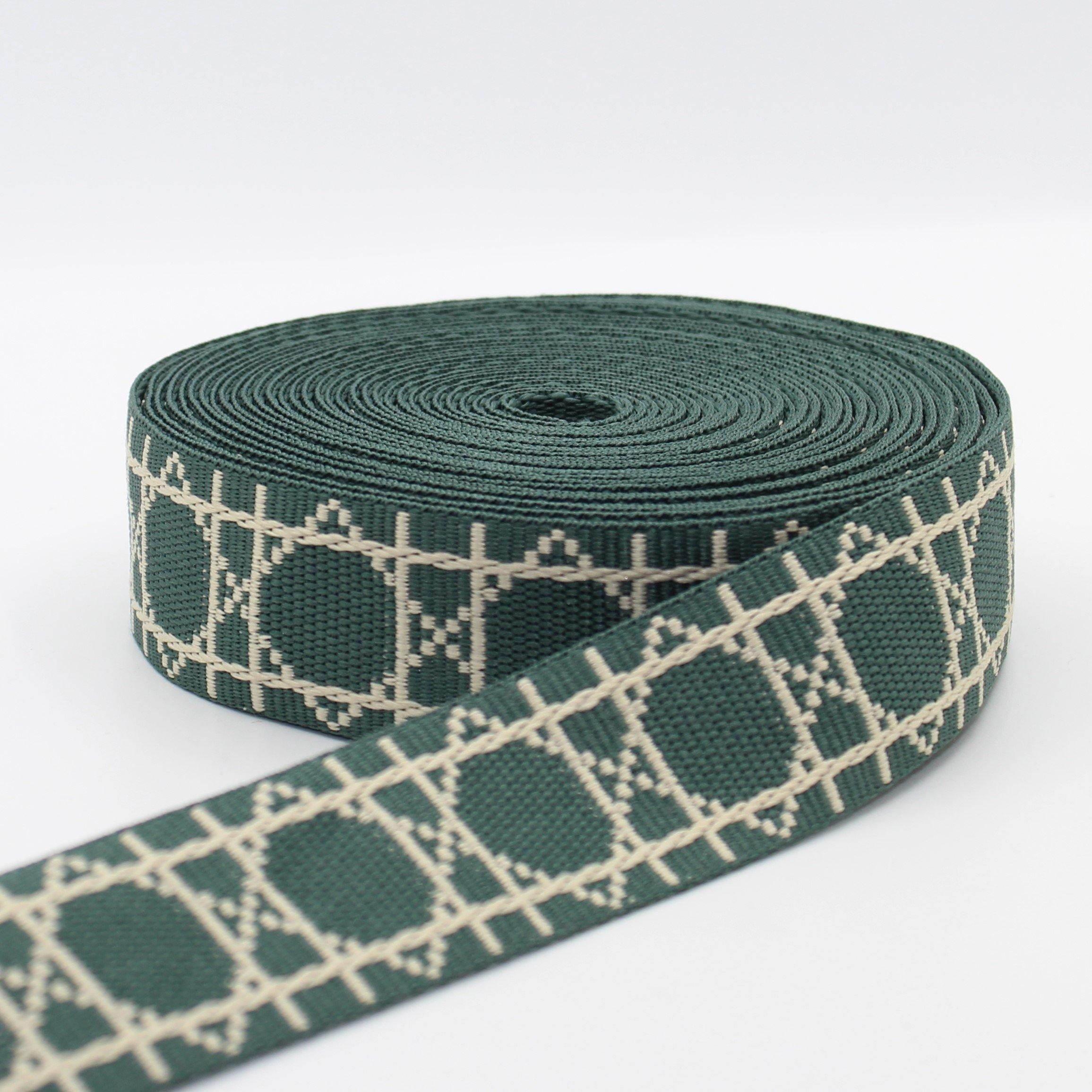5 Meters 38mm Octagone Webbing #RUB1947 - ACCESSOIRES LEDUC BV