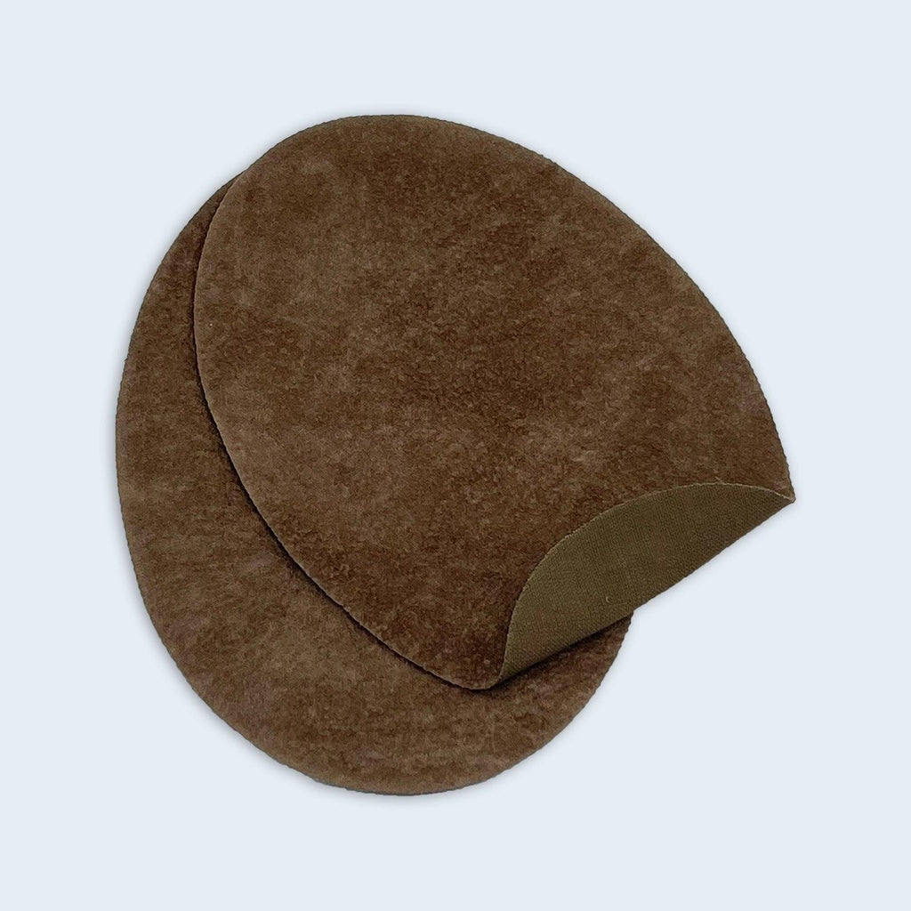 1 Pair Suede Elbow Patches Adult Model 160 x 110 mm (to sew on) - ACCESSOIRES LEDUC
