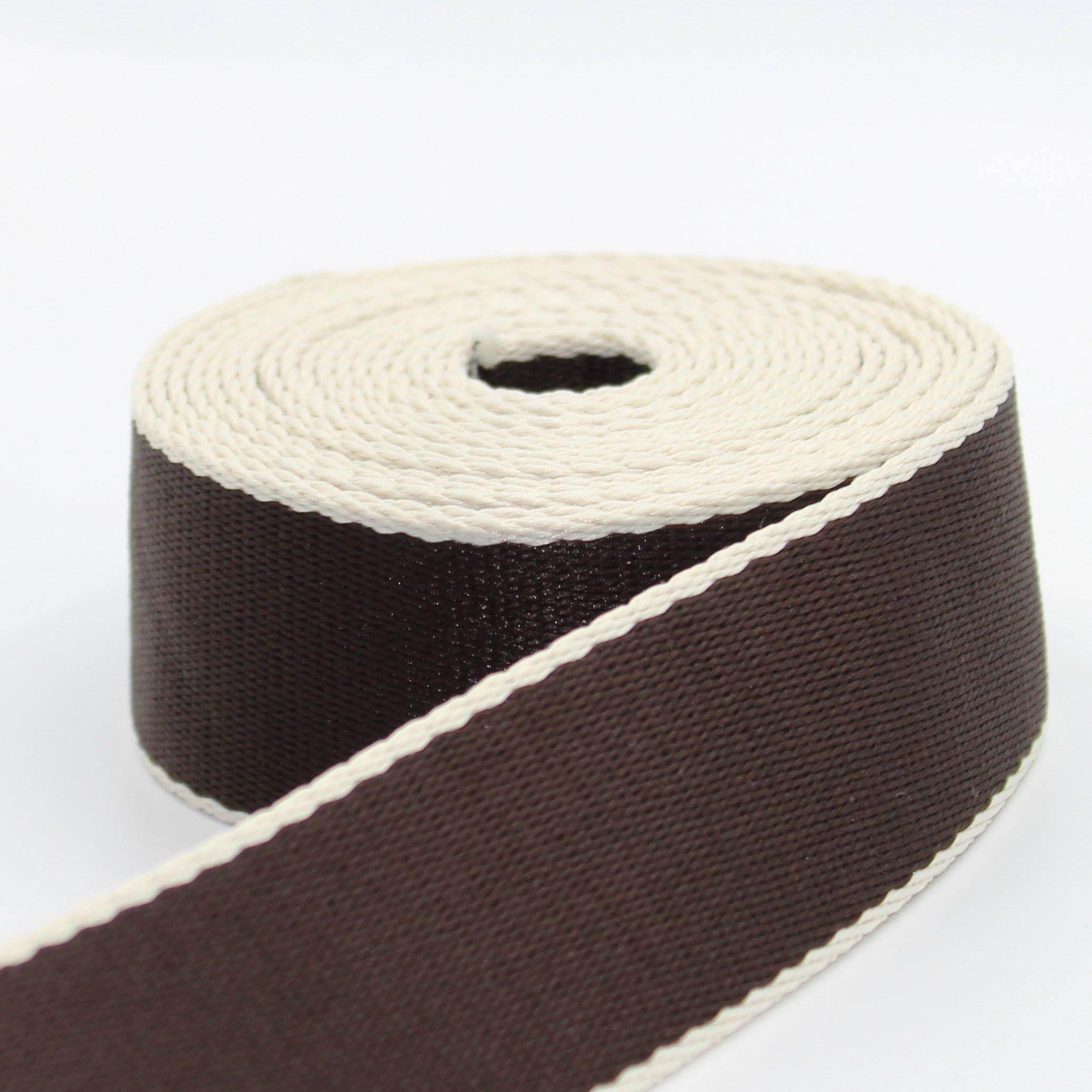 5 meters Bicolor Fine Webbing 38mm #RUB1935 - ACCESSOIRES LEDUC BV
