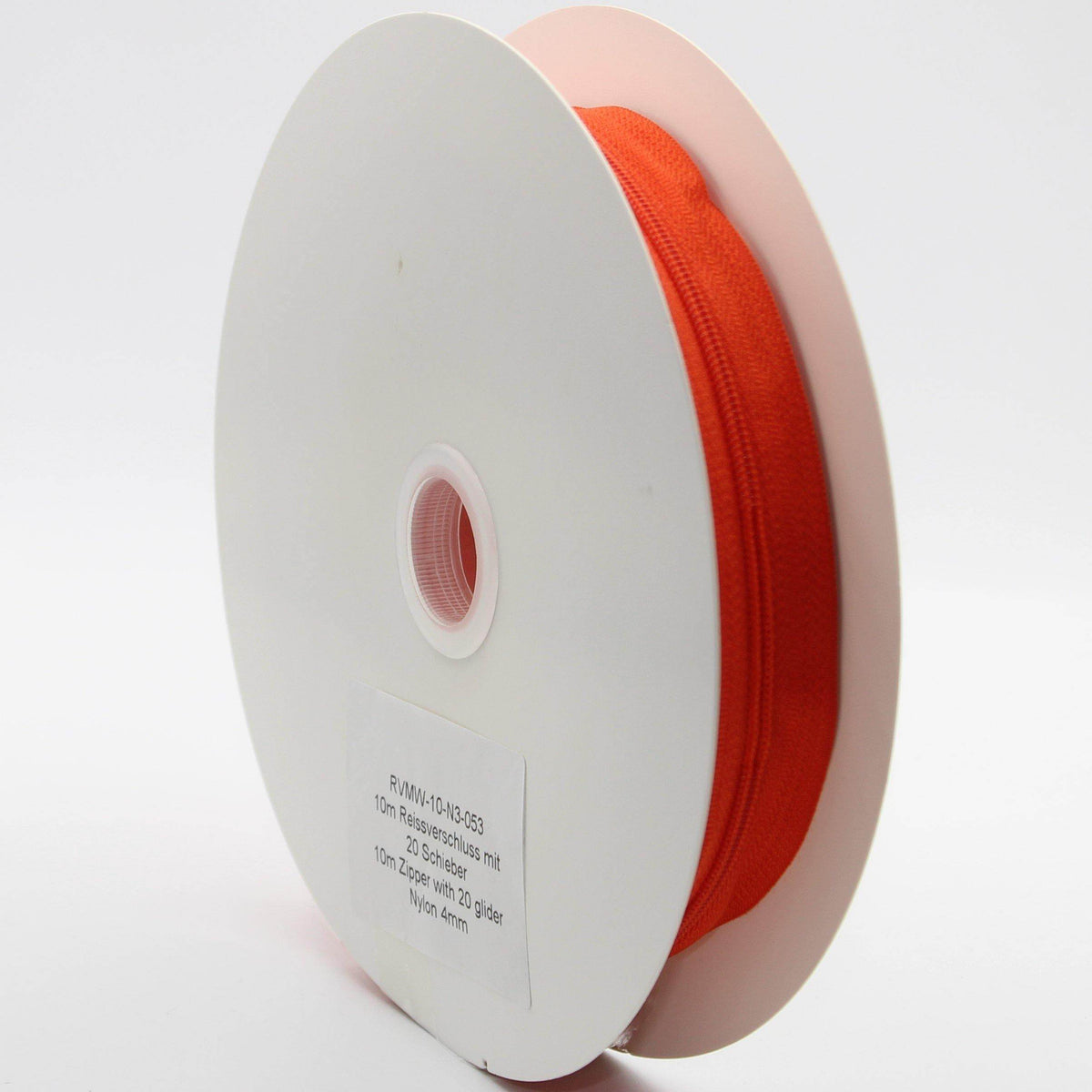 10 METERS Zipper with 20 Gliders - Nylon 4mm - ACCESSOIRES LEDUC BV