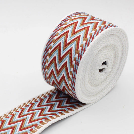 5 meters Webbing with W Shape 50mm #RUB3516 - ACCESSOIRES LEDUC BV
