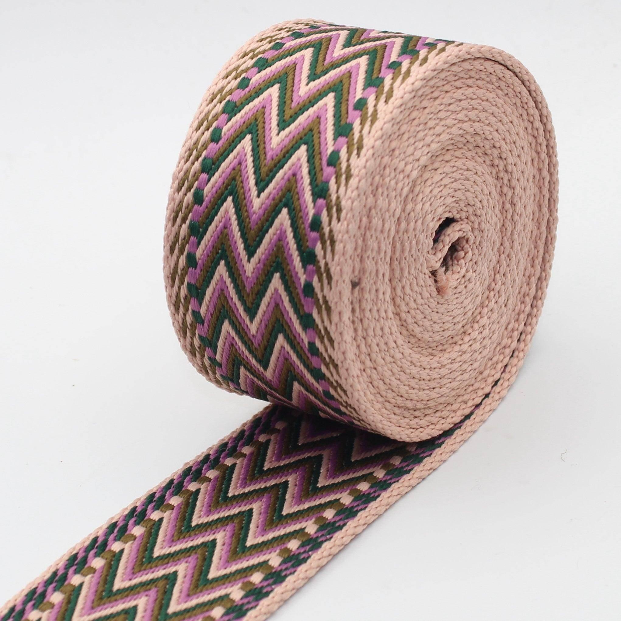 5 meters Webbing with W Shape 50mm #RUB3516 - ACCESSOIRES LEDUC BV