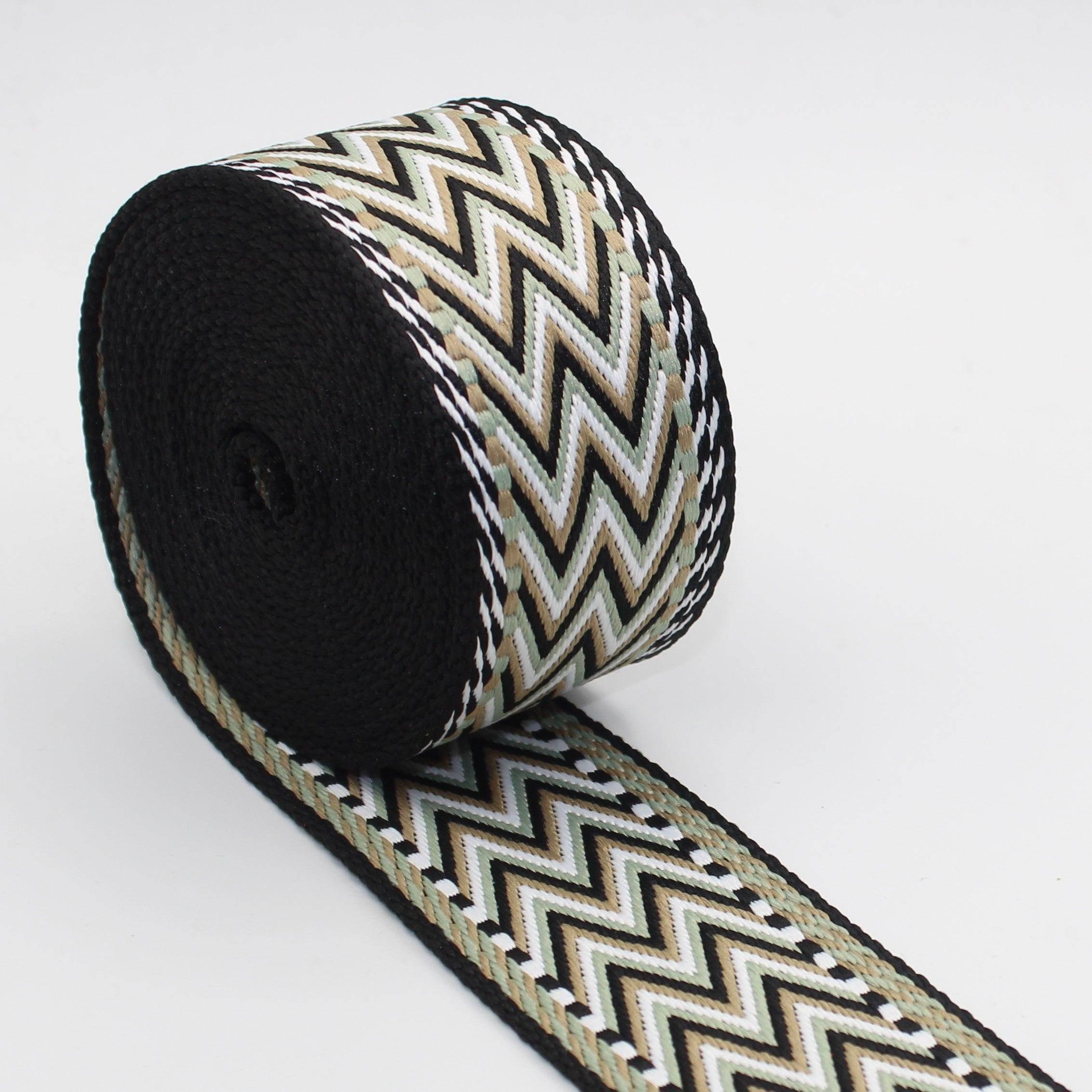 5 meters Webbing with W Shape 50mm #RUB3516 - ACCESSOIRES LEDUC BV