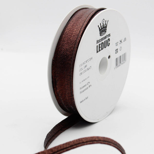 20MT or 100MT - LUREX PIPING / 10mm (8+2mm) #SBI524 - ACCESSOIRES LEDUC BV