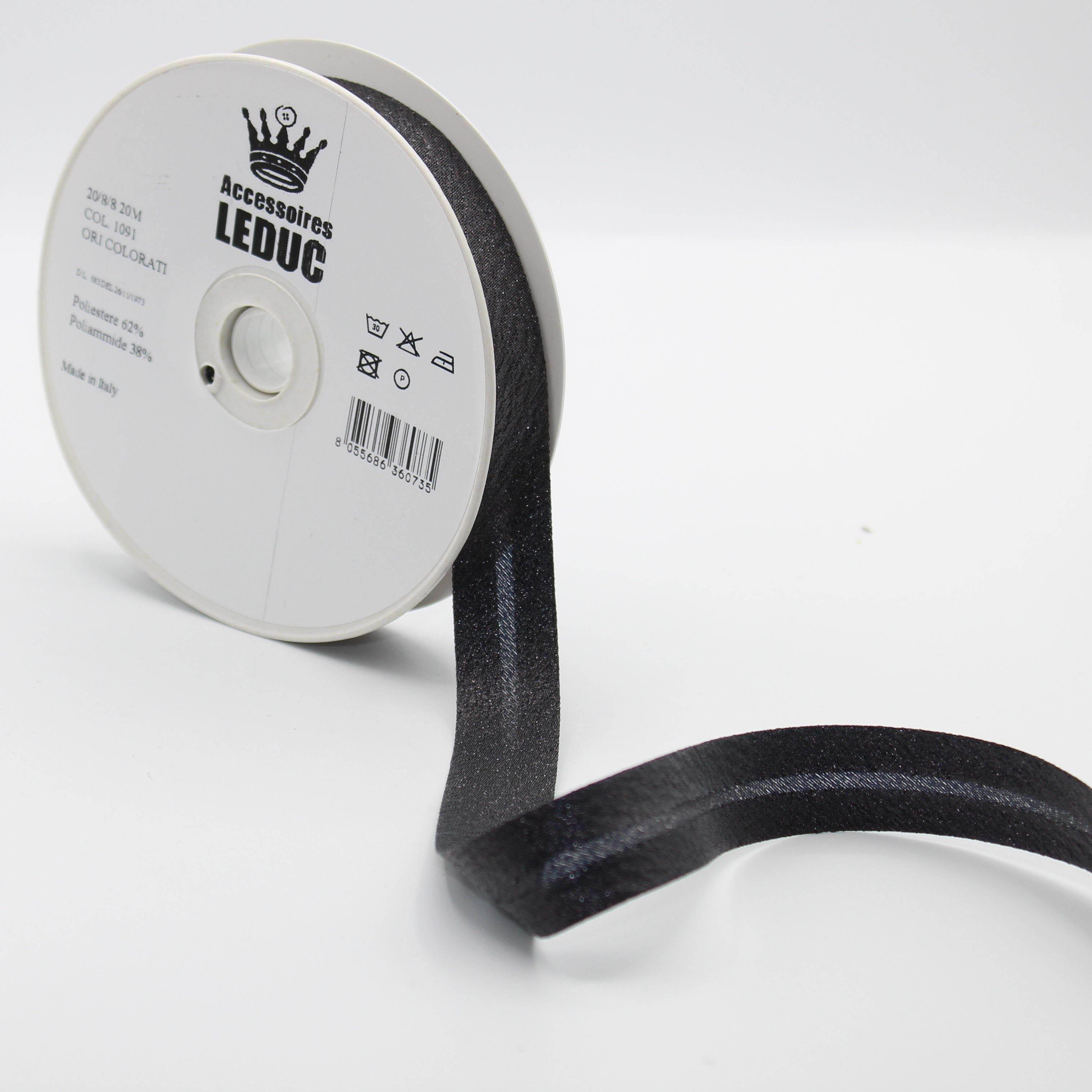 20MT or 100MT - LUREX BIAS BINDING / 20mm (20+8+8mm) #SBI524 - ACCESSOIRES LEDUC BV