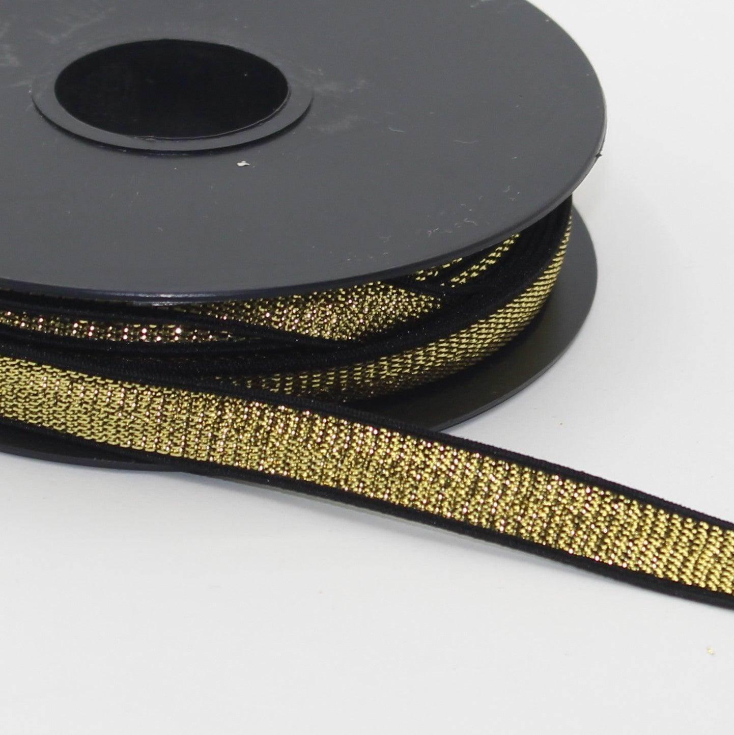 Soft Backing Lurex Elastic 10 20 25 30 or 40mm #ELA1315 - ACCESSOIRES LEDUC BV