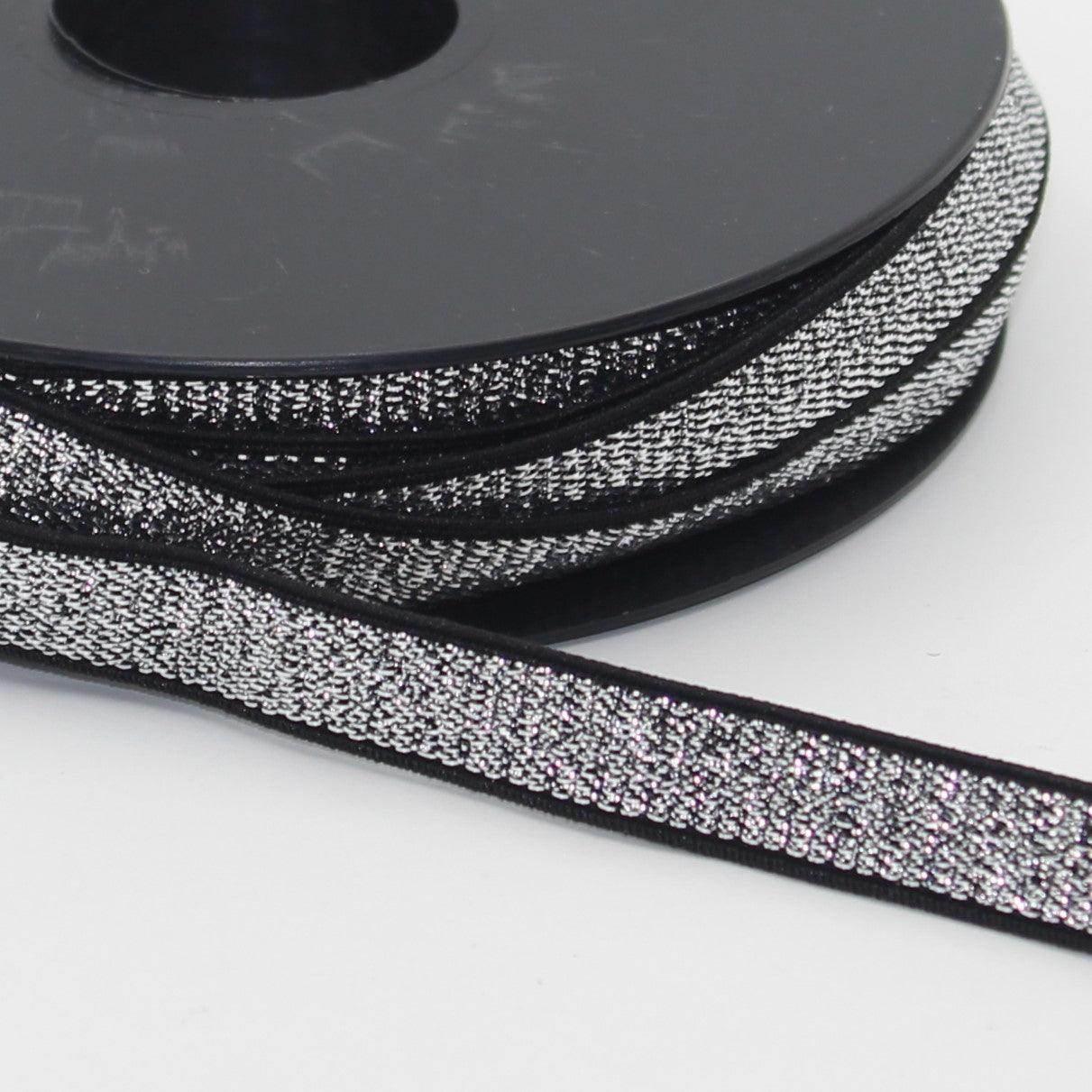 Soft Backing Lurex Elastic 10 20 25 30 or 40mm #ELA1315 - ACCESSOIRES LEDUC BV