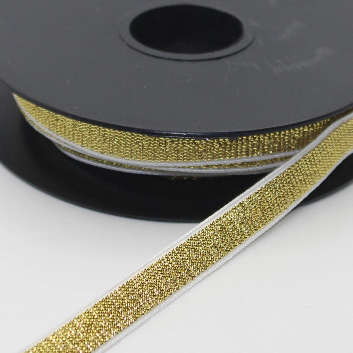 10 meters Soft Backing Lurex Elastic 10 20 25 30 or 40mm #ELA1315 - ACCESSOIRES LEDUC BV