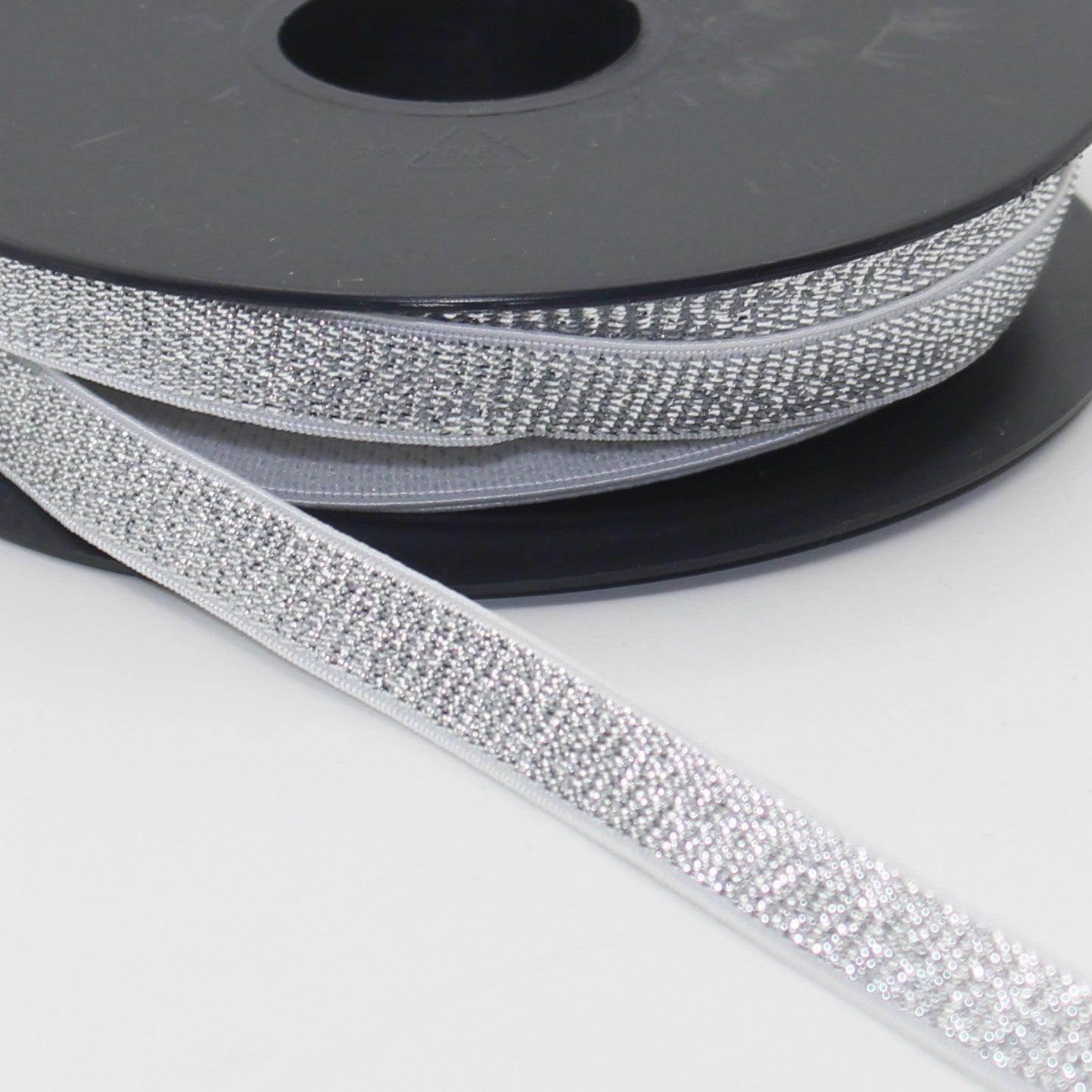 Soft Backing Lurex Elastic 10 20 25 30 or 40mm #ELA1315 - ACCESSOIRES LEDUC BV