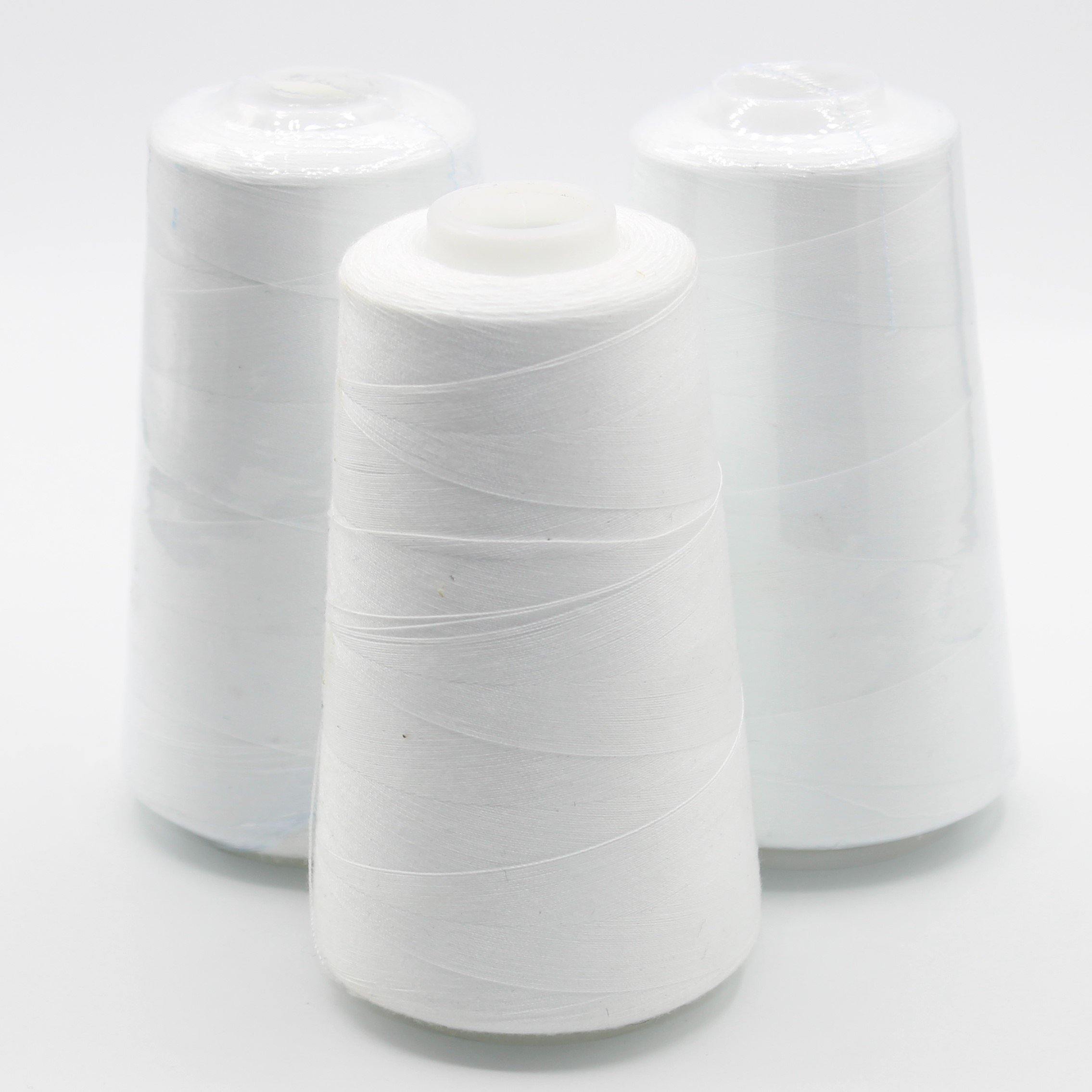 4 spools Overlock Yarn 4x3000 METERS  - Polyester 100% - ACCESSOIRES LEDUC