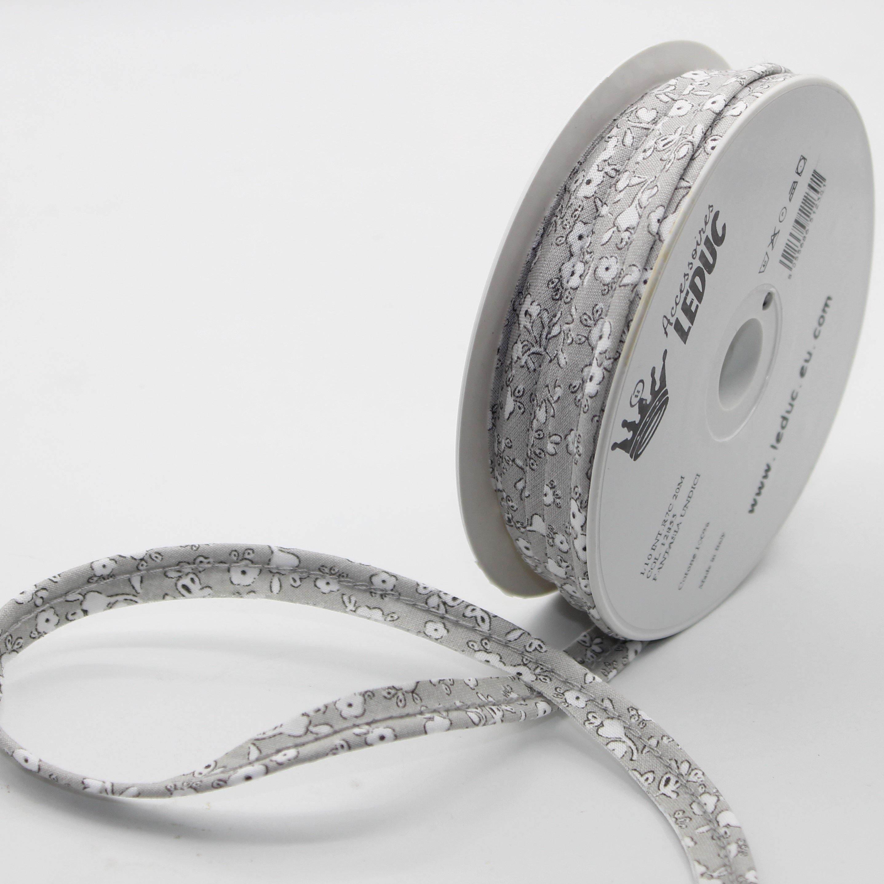 20 meters Floral Cotton Piping (10mm : 2mm+8mm) #SBI517 - ACCESSOIRES LEDUC BV
